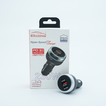 Image of Product Kolleenal Car Mobile Charger 230W PD / QC